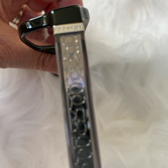 New Coach Eyeglasses Frames 6083 5354 Black Grey Rectangular Full Rim 52-17-135 - Picture 5 of 8